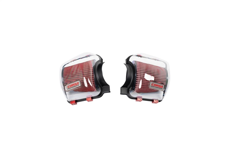 Corsa 24-25 Ford Mustang GT 5.0L Clear Lids & Dry Filters - Image 2