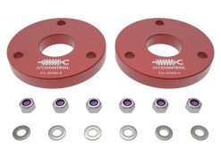 Alternative view of aFe CONTROL 23-24 Chevrolet Colorado ZR2 / GMC Canyon AT4X L4 2.7L (t) 1.25in Leveling Kit - Red