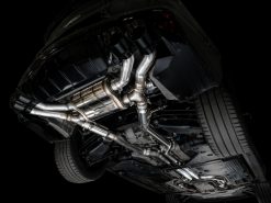 AWE Tuning 2021+ Cadillac CT4-V Blackwing SwitchPath Exhaust - Diamond Black Tips - Image 3