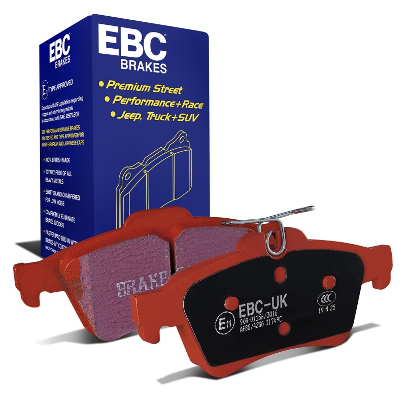 EBC 08-10 Chevrolet Cobalt 2.0 Turbo (SS) Redstuff Rear Brake Pads - Image 3