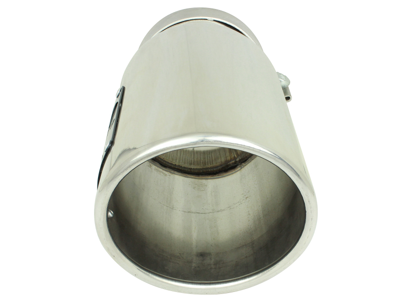 aFe MACH Force-Xp Universal Exhaust Tip 4 IN Inlet x 5 IN Outlet x 12 IN L- Polished Tip - Image 4