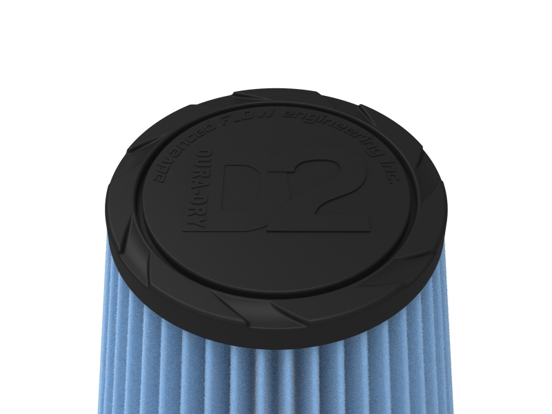 aFe POWER Universal Clamp-On Air Filter w/ D2 Dura-Dry Media - 4in F x 6in B x 4in T x 6in H - Image 4