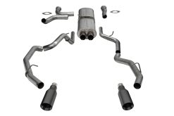 Corsa 25-26 RAM 1500 RHO Crew Cab 3.0L T Cat-Back Dual Rear Exit w/ 5in Single Gun Metal Pro Series