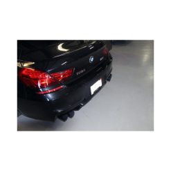 Alternative view of Dinan 12-19 BMW M6 (F06/F12/F13) Free Flow Axleback Exhaust System - Black Tips