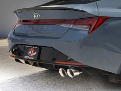 aFe Takeda Axle-Back Exhaust System Hyundai Elantra N Line 21-25 L4-1.6L- Polished Tip - Image 3