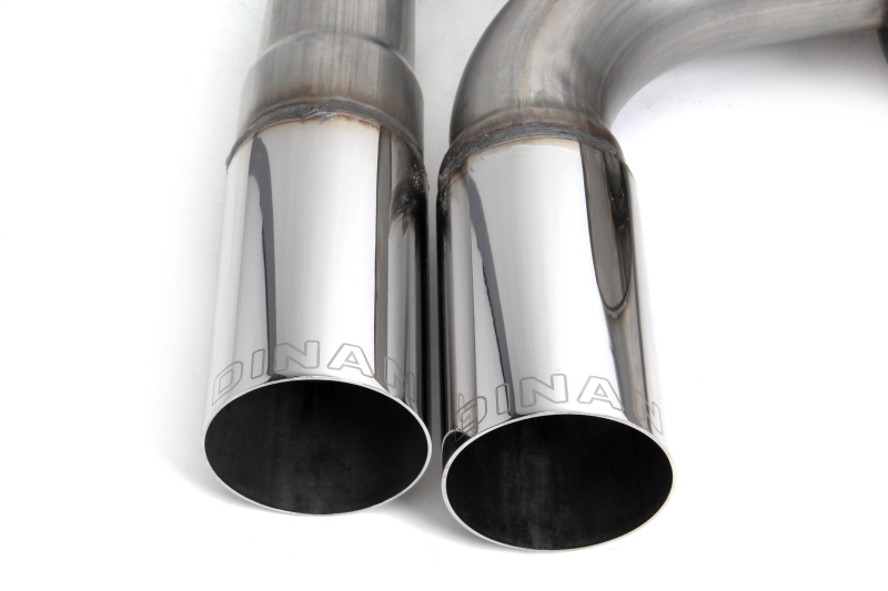 Dinan 17-20 BMW 330i/430i (F30/F31/F32/F33/F36) Free Flow Axleback Exhaust System - Polished Tips - Image 4