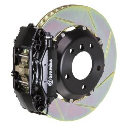 Brembo 08-14 C-Class (Excl 4MATIC/AMG) Rr GT BBK 4Pis Cast 2pc 328x28 2pc Rtr Slot Type1-Black