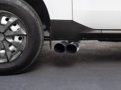 aFe Rebel Series 2-1/2in 304 Stainless Steel Cat-Back w/ Black Tip Ford Maverick 22-26 L4-2.5L FWD - Image 5