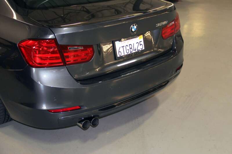 Dinan 12-16 BMW 328i/428i (F30/F31/F32/F33) Free Flow Axleback Exhaust System - Black Tips - Image 2