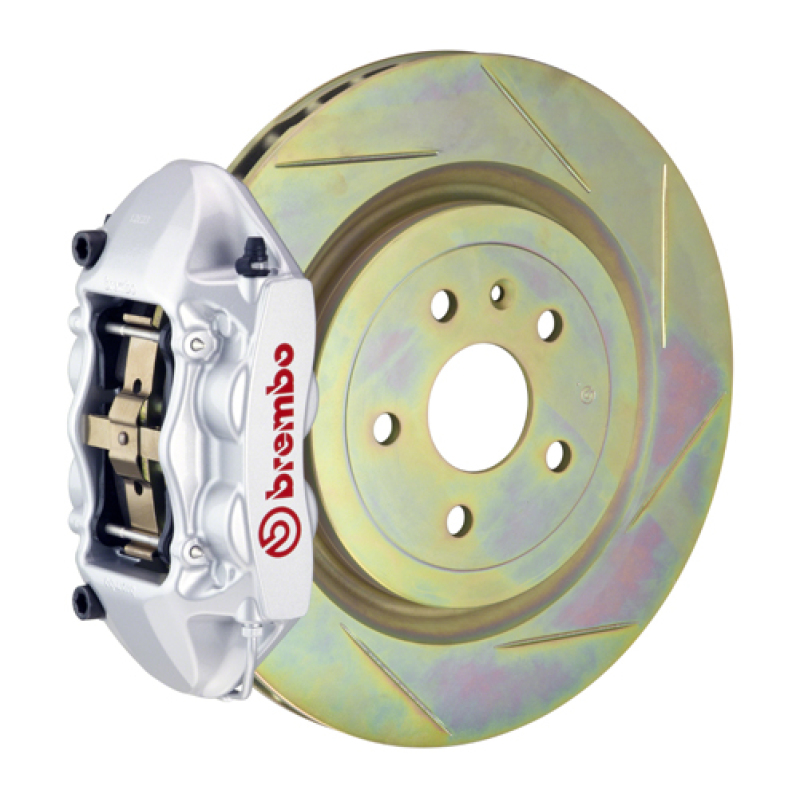 Brembo 11-18 Focus/13-18 Focus ST Front GT BBK 4 Piston Cast 336 x28 1pc Rotor Slotted Type1-Silver