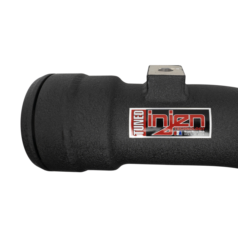 Injen 17-22 Ford F250/F/350/F-450/F-550 V8-6.7L Turbo Diesel Wrinkle Black Intercooler Piping Kit - Image 3