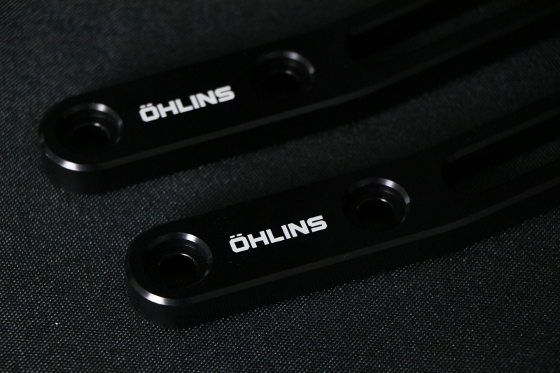 Ohlins 14-26 Harley FL Touring STX 36 Twin Blackline 12in Blk Reservoir Shocks - Standard Springs - Image 9