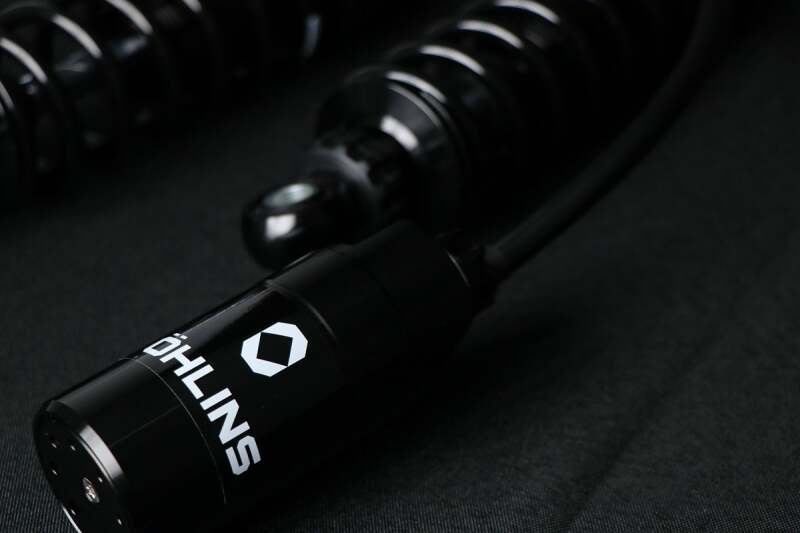 Ohlins 14-26 Harley FL Touring STX 36 Twin Blackline 12in Blk Reservoir Shocks - Standard Springs - Image 3