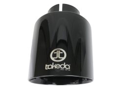 aFe Takeda Universal Exhaust Tip 2-1/2 IN Inlet x 4-1/2 IN Outlet x 7 IN L- Black - Image 5