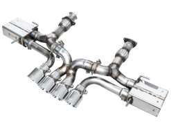 Alternative view of AWE Tuning 23-25 Chevrolet C8 Corvette Z06 5.5L SwitchPath Exhaust System - Chrome Silver Tips