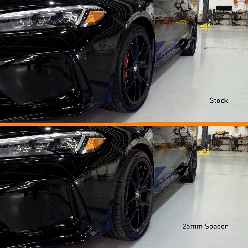 Mishimoto Wheel Spacers - 5x120 - 64.1 CB - M14 x1.5 - 25mm - BK - Image 5