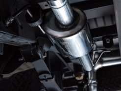 AWE Tuning 2021+ Ford F150 Tremor w/ Bumper Cutouts 0FG Non-Resonated Cat-Back w/ Chrome Silver Tips - Image 3