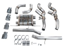AWE Tuning 20-25 BMW X3 M/M Comp (F97) AWD SwitchPath Axle-Back Exhaust - Chrome Silver Tips - Image 8