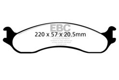 Alternative view of EBC 98-03 Dodge B250 B2500 Cargo 2500 Van 3/4 Ton Yellowstuff Front Brake Pads