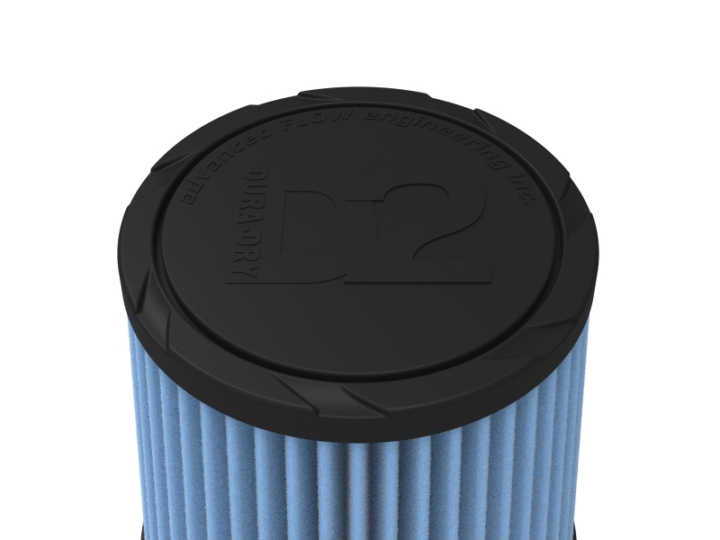 aFe POWER Universal Clamp-On Air Filter w/ D2 Dura-Dry Media - 3-1/2in F x 6in B x 4-3/4in T x 6in H - Image 4