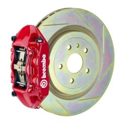 Brembo 08-13 C30 Front GT BBK 4 Piston Cast 336 x28 1pc Rotor Slotted Type-1-Red
