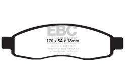 Alternative view of EBC 04-05 Infiniti QX56 5.6 Yellowstuff Front Brake Pads