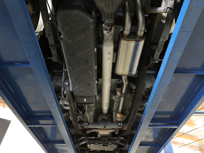 aFe Gemini XV Cat-Back Exhaust System GM Trucks 09-18 V6-4.3/V8-4.8/5.3L- Cut-Out Polished - Image 9