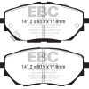 EBC 17+ Toyota C-HR 2.0L Ultimax Front Brake Pads