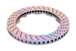 Dinan BMW M2/M3/M4/M5/M6 (E60/E63/E64/E90/E92/E93/F80/F82/F83/F87) 380x28mm Drilled Rotor Set - Rear