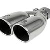 aFe Takeda 304 Stainless Steel Clamp-on Exhaust Tip Polished 2-1/2ininlet x 3-1/2in Outlet X 12in L