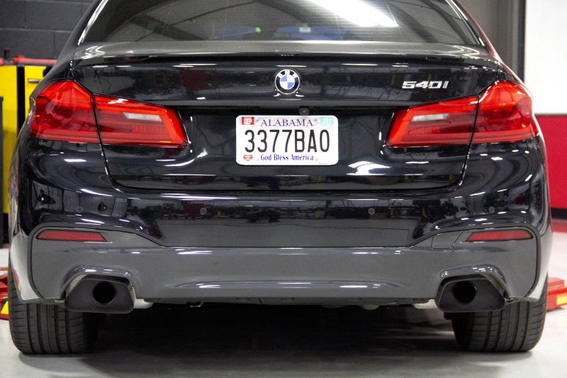 Dinan 17-23 BMW 540i (G30) Free Flow Axleback Exhaust System - Black Tips - Image 3