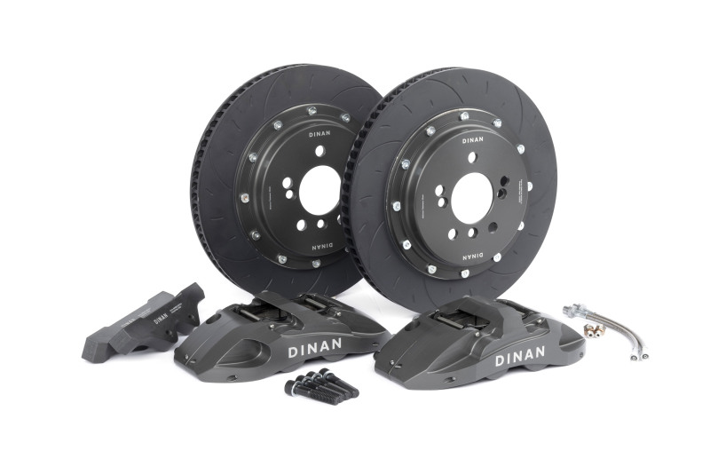 Dinan 15-18 BMW M3 Front Big Brake Kit - 370x32mm 4 Piston - Grey
