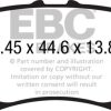 EBC 14+ Mazda 3 2.0 (Japan Build) Redstuff Rear Brake Pads