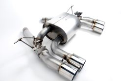 Alternative view of Dinan 15-20 BMW M3/M4 (F80/F82/F83) Free Flow Axleback Exhaust System - Polished Tips