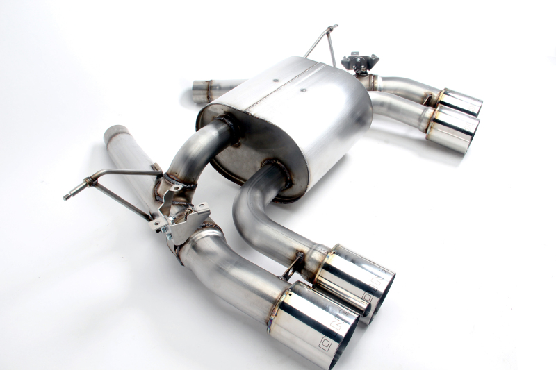 Dinan 15-20 BMW M3/M4 (F80/F82/F83) Free Flow Axleback Exhaust System - Polished Tips - Image 2