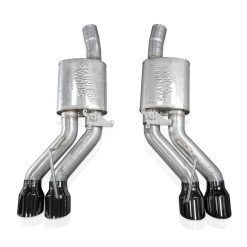 Stainless Works 22-25 Cadillac CT5-V Blackwing Axle Back Exhaust - Black Chrome Tips - Image 3