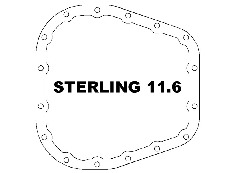aFe POWER Pro Series Rear Diff Cover Black w/ Machined Fins Ford F-250/350 23-26 (Sterling 11.6) - Image 2