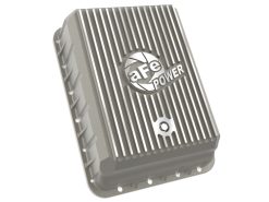 Alternative view of aFe POWER Street Series Transmission Pan Raw w/ Machined Fins RAM 3500 13-24 (AS69RC Transmission)