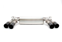 Dinan 15-19 BMW X5 M/X6 M (F85/F86) Free Flow Axleback Exhaust System - Black Tips - Image 3