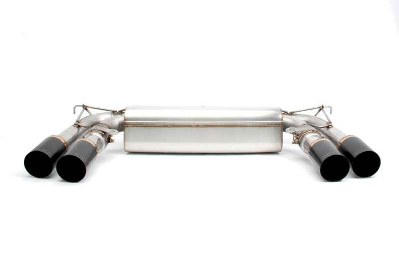 Dinan 15-19 BMW X5 M/X6 M (F85/F86) Free Flow Axleback Exhaust System - Black Tips - Image 3