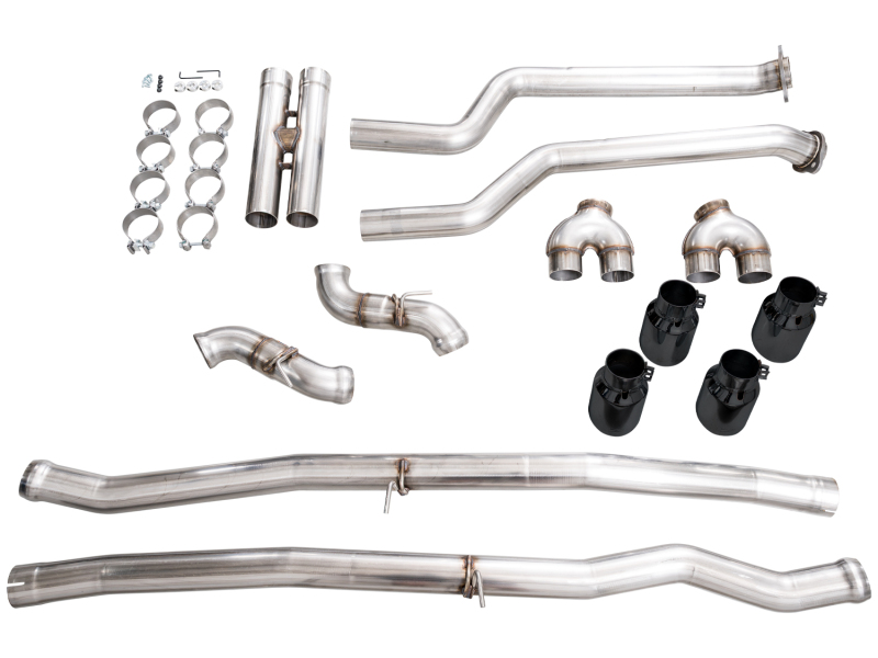 AWE Tuning BMW G90/G99 M5 Track Edition Cat-Back Exhaust - Diamond Black Tips - Image 18