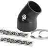 aFe Magnum FORCE Intake Coupling Kit (3 IN ID to 2-1/4 IN ID x 35 Deg.) Elbow Coupler - Black