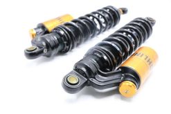 Ohlins 91-17 Harley-Davidson Dyna FXD STX 36 Blackline Shock Absorber w/ Gold Accents - Image 7