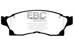 EBC 91-92 Toyota MR2 2.0 Turbo Ultimax2 Front Brake Pads