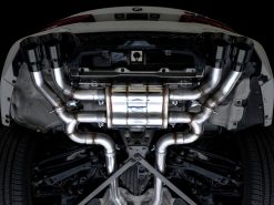 AWE Tuning 20-25 BMW X3 M/M Comp (F97) AWD SwitchPath Axle-Back Exhaust - Diamond Black Tips - Image 10