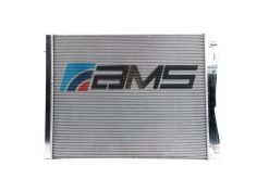 Alternative view of AMS Performance BMW G8X M2/M3/M4 S58 Heat Exchanger - Limited Edition M Color Logo
