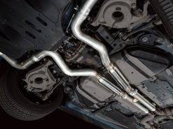 AWE Tuning 21-23 Ford Mustang Mach 1 SwitchPath Cat-Back Exhaust w/ Quad Chrome Silver Tips - Image 8