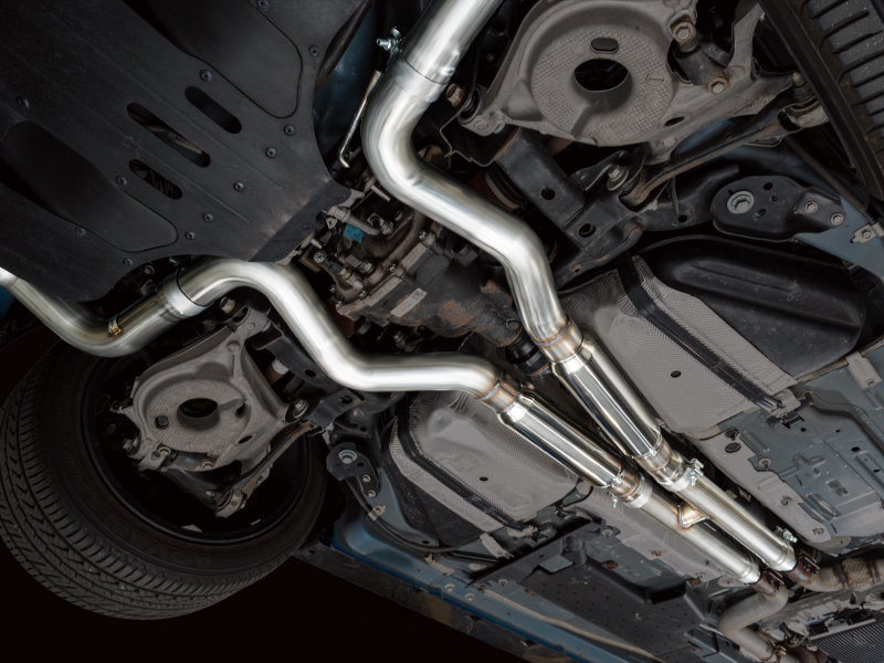 AWE Tuning 21-23 Ford Mustang Mach 1 SwitchPath Cat-Back Exhaust w/ Quad Chrome Silver Tips - Image 8