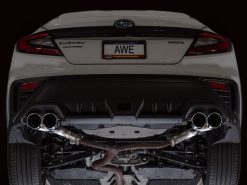 AWE Tuning 22-25 Subaru VB WRX Track Edition Axle-Back Exhaust - Chrome Silver Tips - Image 7