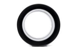 Dinan Double-Walled 4.5in Clamp-On Exhaust Tip - Black - 4.5in Outlet / 3.25in Inlet